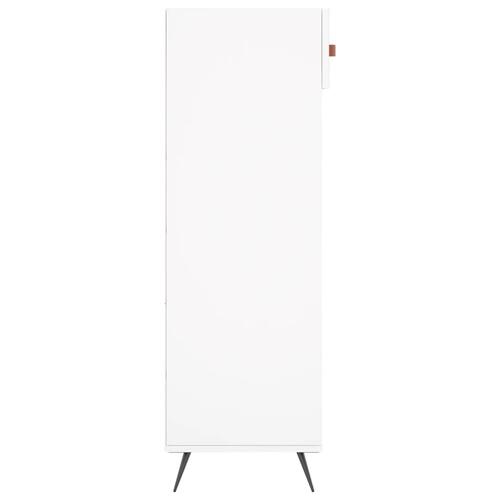 Skoreol 60x35x105 cm konstrueret træ hvid