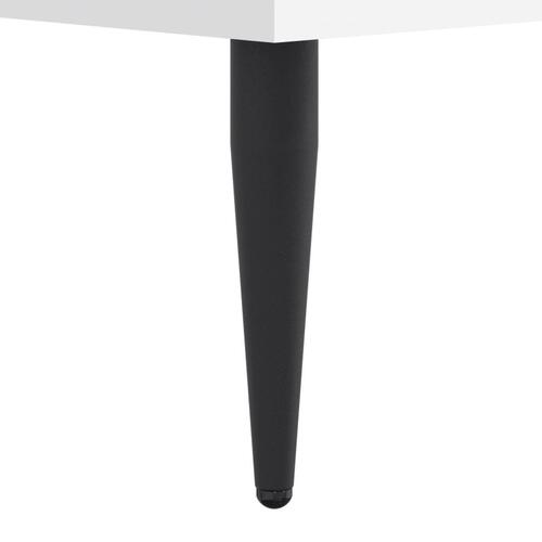 Skoreol 60x35x105 cm konstrueret træ hvid
