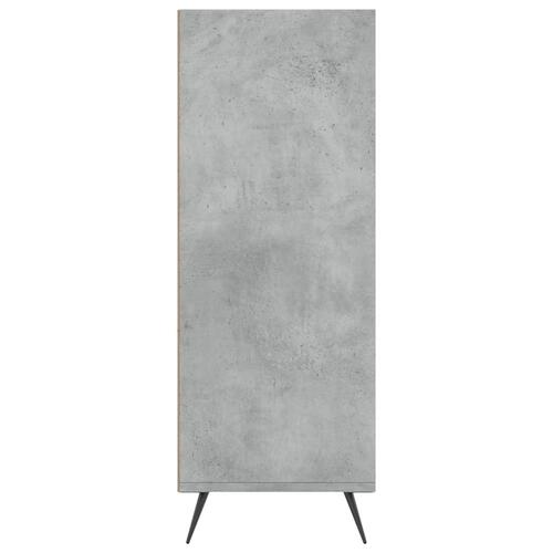 Skab 69,5x32,5x90 cm konstrueret træ betongrå