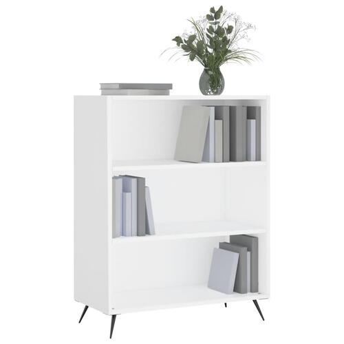 Skab 69,5x32,5x90 cm konstrueret træ hvid