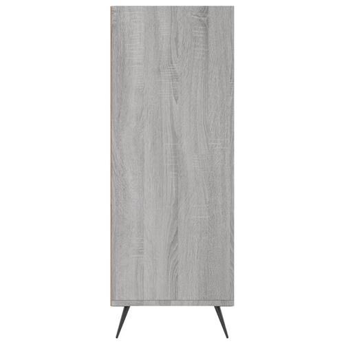 Skab 69,5x32,5x90 cm konstrueret træ grå sonoma-eg