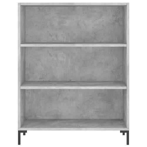 Skab 69,5x32,5x90 cm konstrueret træ betongrå