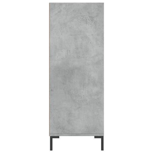 Skab 69,5x32,5x90 cm konstrueret træ betongrå