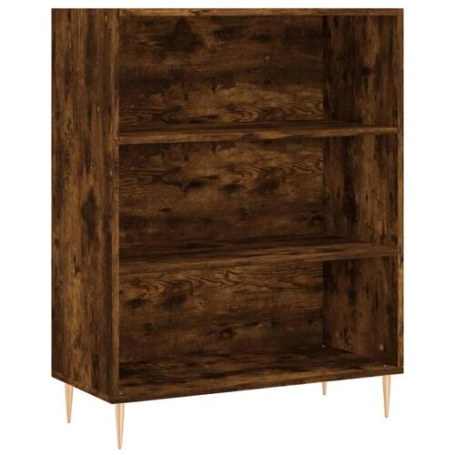Skab 69,5x32,5x90 cm konstrueret træ røget egetræ