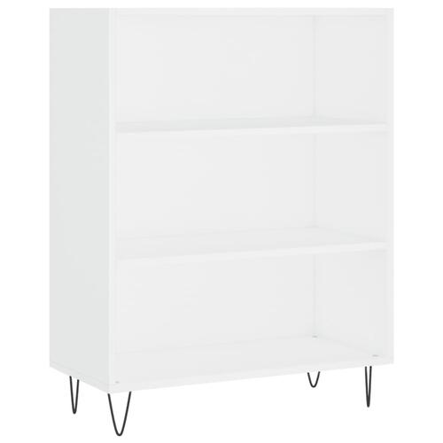 Skab 69,5x32,5x90 cm konstrueret træ hvid