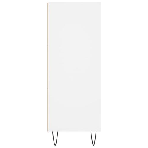 Skab 69,5x32,5x90 cm konstrueret træ hvid