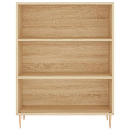 Skab 69,5x32,5x90 cm konstrueret træ sonoma-eg
