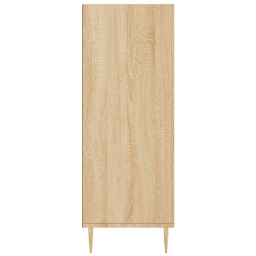 Skab 69,5x32,5x90 cm konstrueret træ sonoma-eg