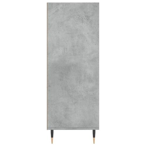 Skab 69,5x32,5x90 cm konstrueret træ betongrå