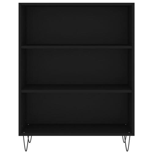 Skab 69,5x32,5x90 cm konstrueret træ sort