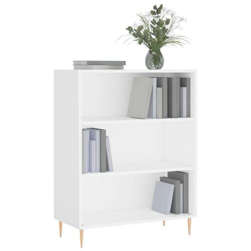 Skab 69,5x32,5x90 cm konstrueret træ hvid