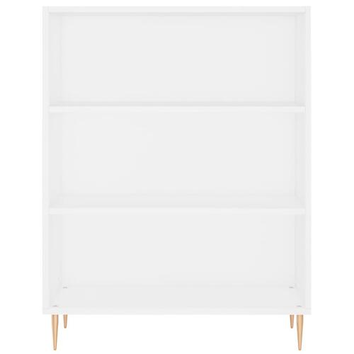 Skab 69,5x32,5x90 cm konstrueret træ hvid