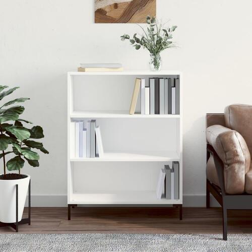 Skab 69,5x32,5x90 cm konstrueret træ hvid
