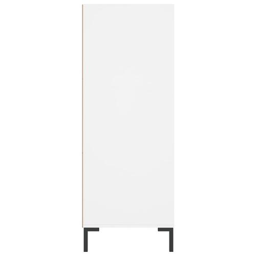 Skab 69,5x32,5x90 cm konstrueret træ hvid