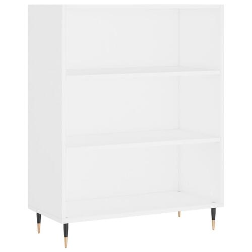 Skab 69,5x32,5x90 cm konstrueret træ hvid