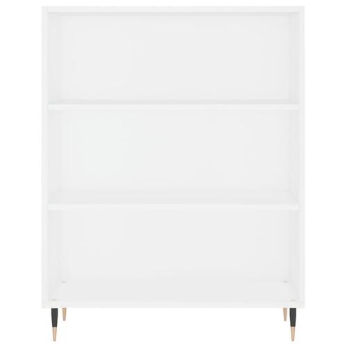 Skab 69,5x32,5x90 cm konstrueret træ hvid