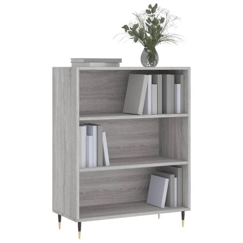 Skab 69,5x32,5x90 cm konstrueret træ grå sonoma-eg