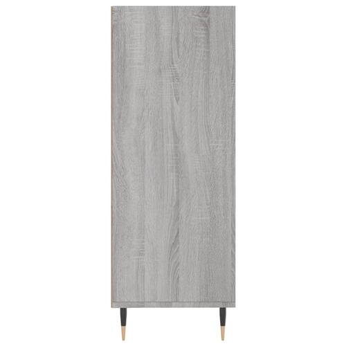 Skab 69,5x32,5x90 cm konstrueret træ grå sonoma-eg