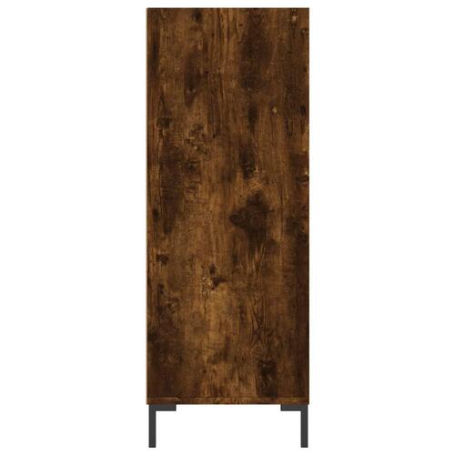 Skab 69,5x32,5x90 cm konstrueret træ røget egetræ