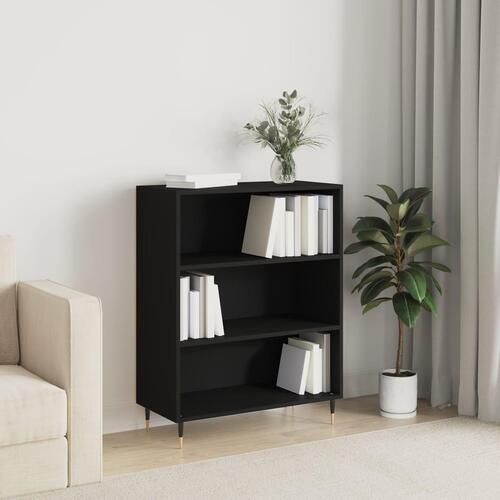 Skab 69,5x32,5x90 cm konstrueret træ sort