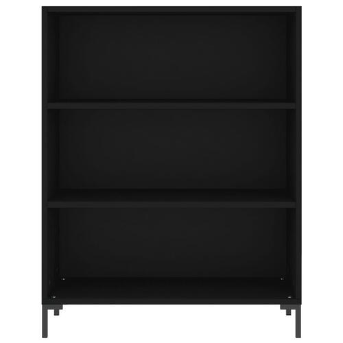 Skab 69,5x32,5x90 cm konstrueret træ sort