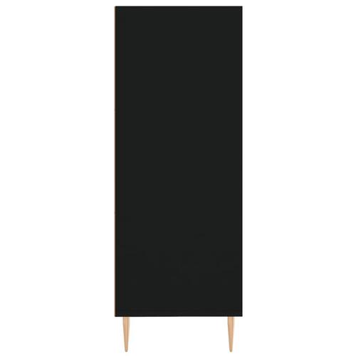 Skab 69,5x32,5x90 cm konstrueret træ sort