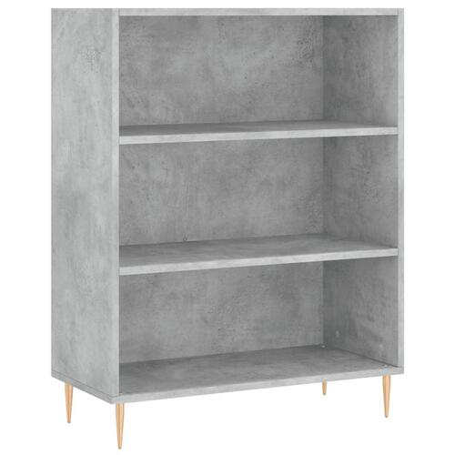 Skab 69,5x32,5x90 cm konstrueret træ betongrå