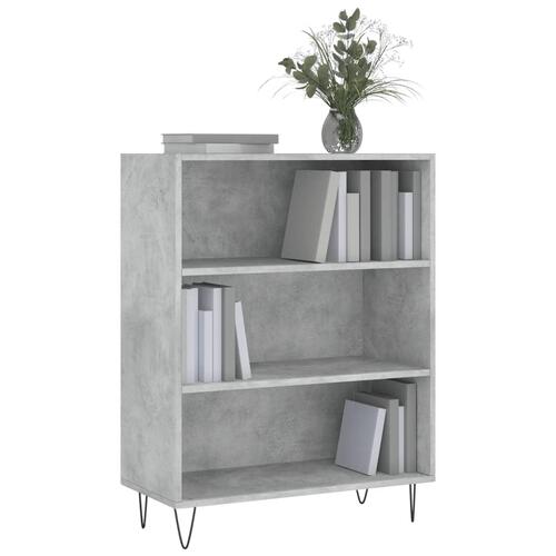 Skab 69,5x32,5x90 cm konstrueret træ betongrå