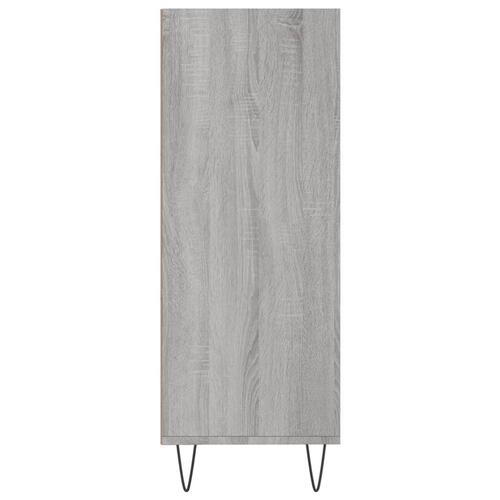 Skab 69,5x32,5x90 cm konstrueret træ grå sonoma-eg