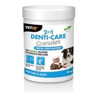 Vingummi til tandpleje Planet Line 2 in 1 denti Care Granules (60 g)