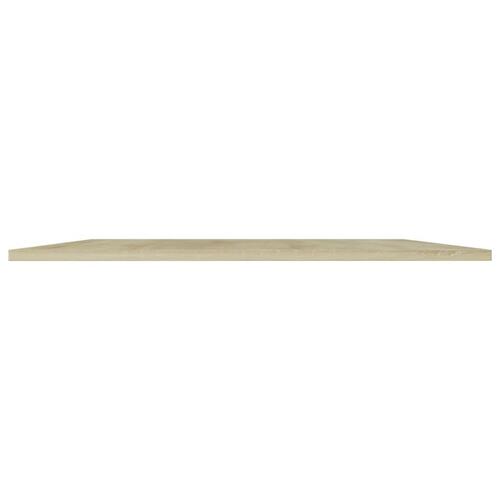 Boghylder 4 stk. 80x20x1,5 cm konstrueret træ sonoma-eg