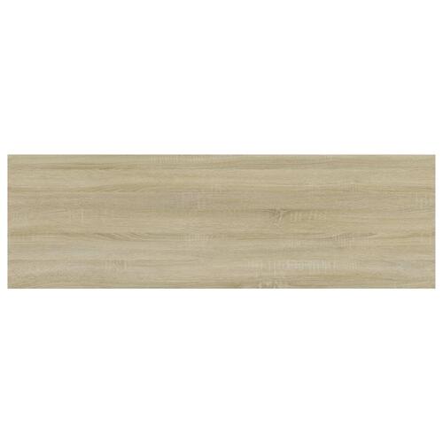 Boghylder 4 stk. 80x20x1,5 cm konstrueret træ sonoma-eg