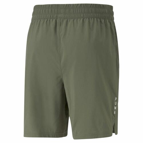 Sport Shorts Puma Studio Foundation Grøn Oliven L