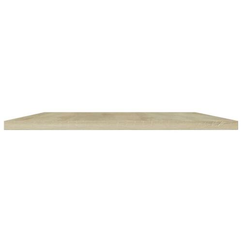 Boghylder 4 stk. 80x40x1,5 cm konstrueret træ sonoma-eg