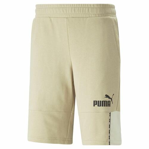 Sport Shorts Puma Essentials Block Tape Grå Hvid XL