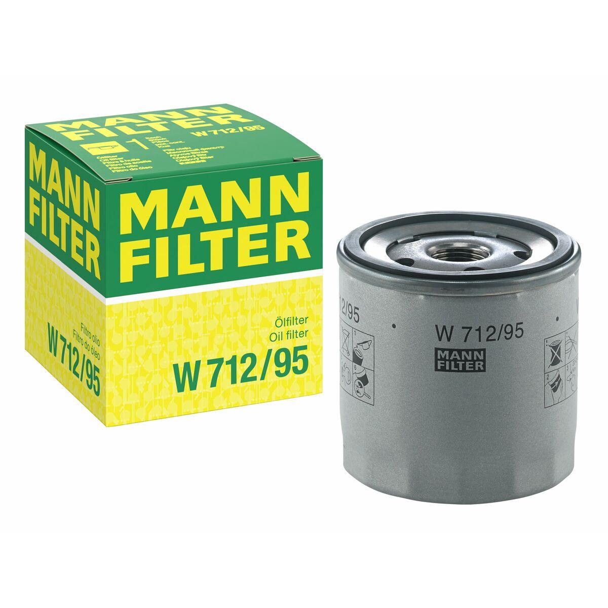 Oliefilter MANN-FILTER W 712/95 (OUTLET A)