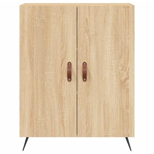 Skænk 69,5x34x90 cm konstrueret træ sonoma-eg