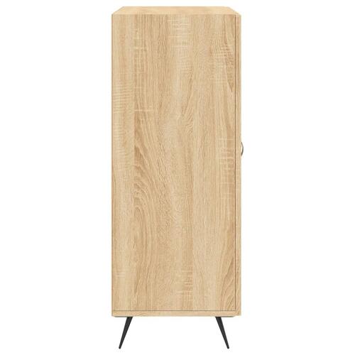 Skænk 69,5x34x90 cm konstrueret træ sonoma-eg