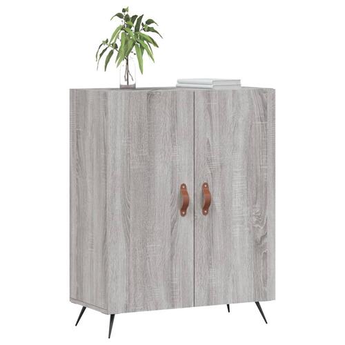 Skænk 69,5x34x90 cm konstrueret træ grå sonoma-eg