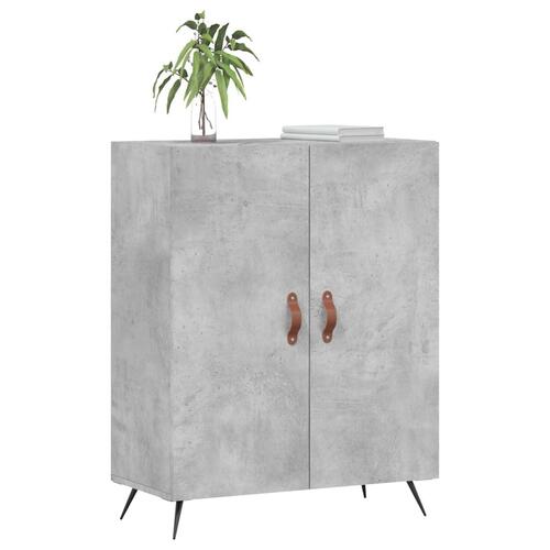 Skænk 69,5x34x90 cm konstrueret træ betongrå