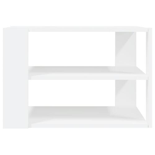 Sofabord 59,5x59,5x40 cm konstrueret træ hvid