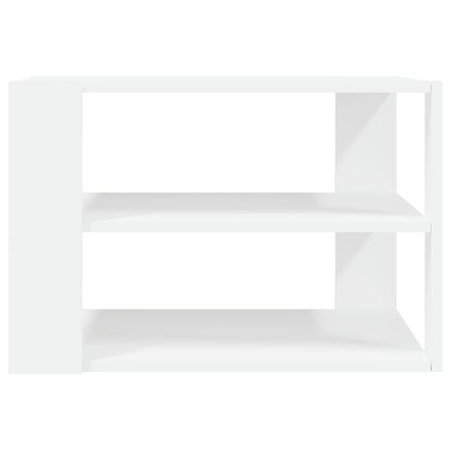 Sofabord 59,5x59,5x40 cm konstrueret træ hvid