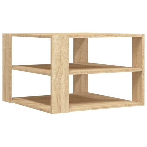 Sofabord 59,5x59,5x40 cm konstrueret træ sonoma-eg