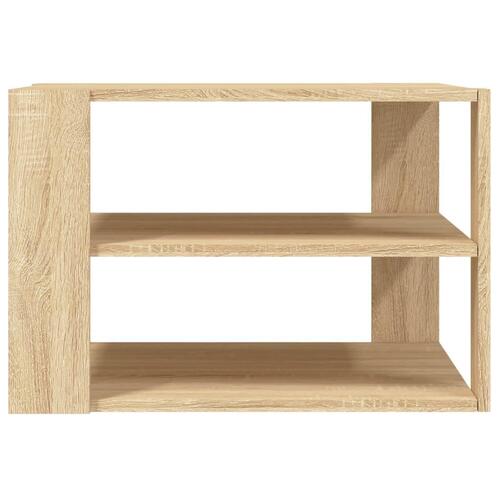 Sofabord 59,5x59,5x40 cm konstrueret træ sonoma-eg