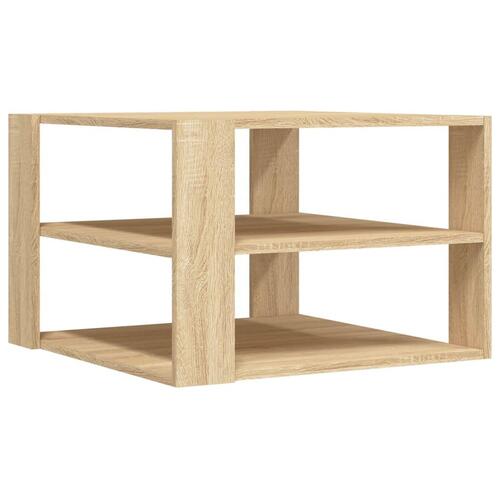 Sofabord 59,5x59,5x40 cm konstrueret træ sonoma-eg