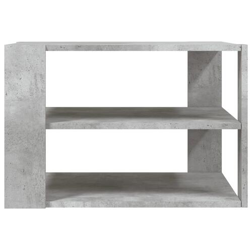 Sofabord 59,5x59,5x40 cm konstrueret træ betongrå