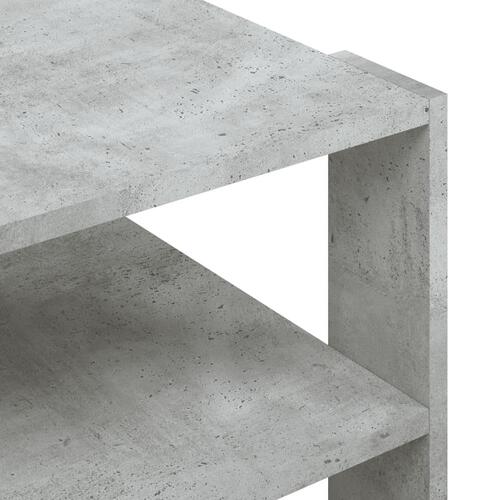 Sofabord 59,5x59,5x40 cm konstrueret træ betongrå