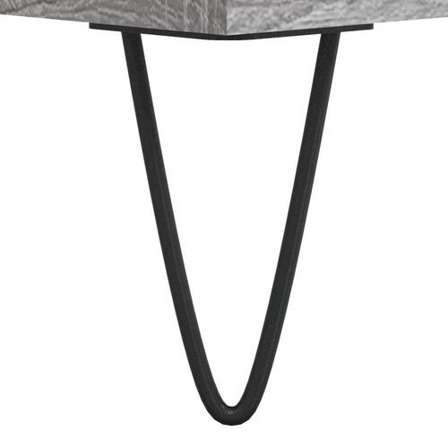 Skab 69,5x31x115 cm konstrueret træ grå sonoma-eg