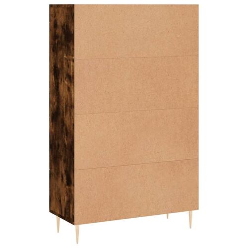 Skab 69,5x31x115 cm konstrueret træ røget sonoma-eg