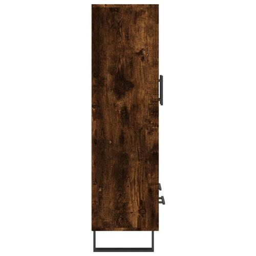 Skab 69,5x31x115 cm konstrueret træ røget sonoma-eg